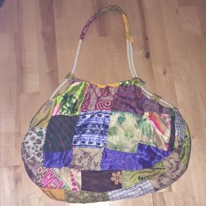 NWOT handmade patchwork cute boho bag hippie hip